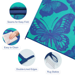 Uphome Outdoor Rug lightweight and foldable for easy carrying