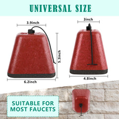 UQM Faucet Cover Red Side View
