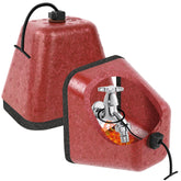 UQM Outdoor Faucet Cover Red Front View