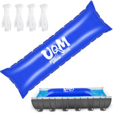 UQM Pool Pillows 4x15 ft blue model front view