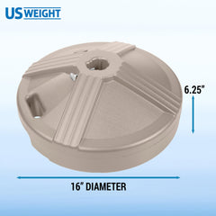 US Weight Umbrella Base with EZ Grip handle