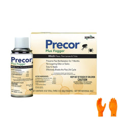 USA Supply Precor Plus Fogger front view with three cans