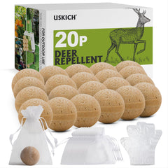 USKICH 20 Pack Deer Repellent balls with peppermint scent