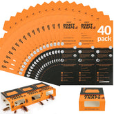 USKICH 40 Pack Roach Traps in orange packaging
