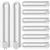 USKICH Bug Zapper Light Bulb Replacement 15W U-Shaped, pack of 8