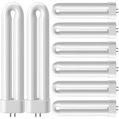 USKICH Bug Zapper Light Bulb Replacement 15W U-Shaped, pack of 8