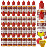 USKICH Fruit Fly Trap Refill Liquid 30 Pack, clear bottles
