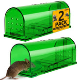 USKICH humane mouse trap clear capture cage front view