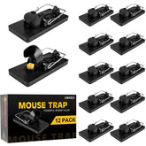 USKICH Mouse Trap Indoor 12 Pack, clear design