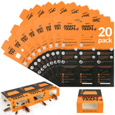 USKICH Roach Traps 20 Pack front view with orange design