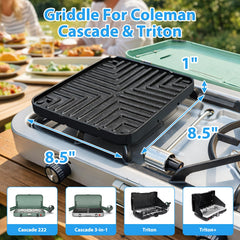 Utheer griddle with smooth ceramic surface