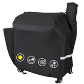 Utheer Grill Cover for Rec Tec RT-680 black front view