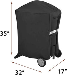 Utheer Grill Cover side view showing handles