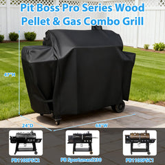 Utheer Grill Cover side view with zipper closure