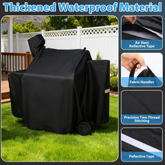 Utheer Grill Cover with handles for easy installation
