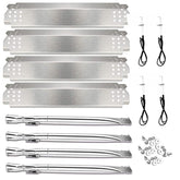 Utheer grill replacement parts set including burner tubes and heat shields