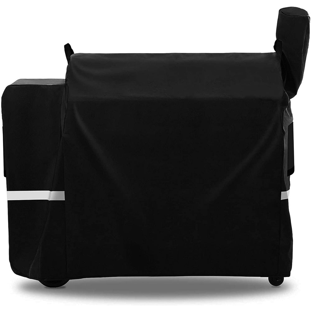 Utheer Pellet Grill Cover for Traeger 34 Series, black, front view