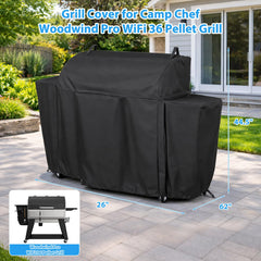 Utheer Pellet Grill Cover on Camp Chef Woodwind Pro 36