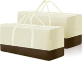Uthem extra large cushion storage bag beige front view