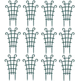 UWIOFF 12 Pcs Garden Trellis for climbing plants, dark green