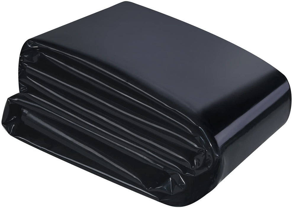 UWIOFF Pond Liner 10 x 13 FT black HDPE front view