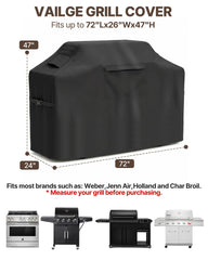 Vailge Grill Cover zippered tool pocket