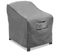 Vailge Large Patio Chair Cover in grey, front view