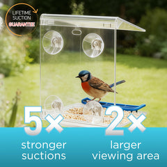 vakiav Window Bird Feeder installation instructions manual