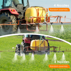 VANPET 6-Nozzle Boom Wand assembled for large field use