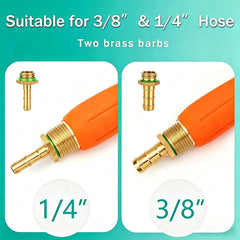 VANPET sprayer wand packaging and included brass barbs