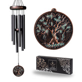 Vanquer 30" Tree of Life Wind Chimes in black