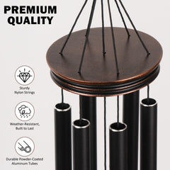 Vanquer Vintage Wind Chimes hanging in a garden