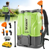 VAXMAY Battery Powered Backpack Sprayer front view with 3.2 gallon tank