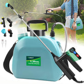 VAXMAY Battery Powered Sprayer front view with blue finish