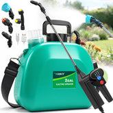 VAXMAY Battery Powered Sprayer front view with green body