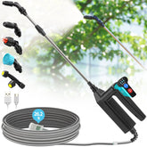 VAXMAY Battery Powered Sprayer Wand with 32 inch telescopic design