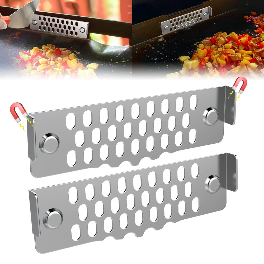 VAYAGARDEN Griddle Grease Gate Blocker front view