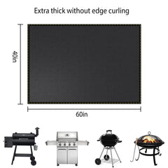 VCHOMY under grill mat showing non-slip surface