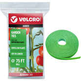 VELCRO Brand Adjustable Plant Ties green 75 ft roll