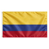VELIFFCO Colombian Flag 3x5 Ft front view with vibrant colours