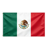 VELIFFCO Mexican Flag 3x5 Ft front view with vibrant design