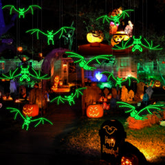 Vellibring Halloween bats in various styles arranged outdoors