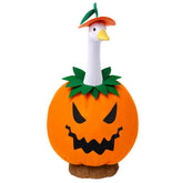 Vellibring Halloween Pumpkin Goose Outfit with hat front view