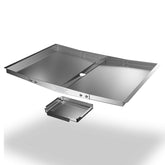 Vencino Universal Grease Tray front view with catch pan