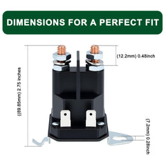 Venseri Lawn Mower Starter Solenoid 12V specifications and model numbers