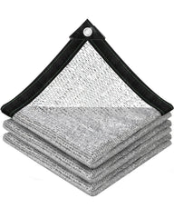 vensovo 40% Reflective Aluminet Shade Cloth front view, 6x12 ft