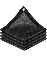 vensovo 50% Sunblock Shade Cloth Net 20x30 Ft in black