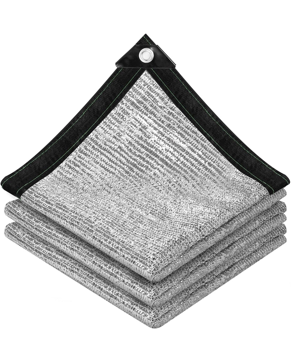 vensovo 70% Reflective Aluminet Shade Cloth 5x10 ft front view