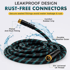 VERDOW garden hose coiled for storage