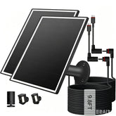 VERVERAY 6W Solar Panel for Ring Camera front view